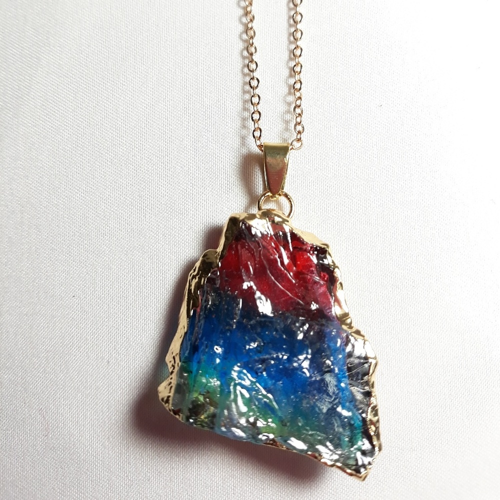 Rainbow Quartz Necklace